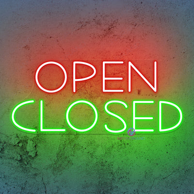 Classic Open/Closed Neon Sign Storefont LED Light