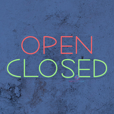 Classic Open/Closed Neon Sign Storefont LED Light