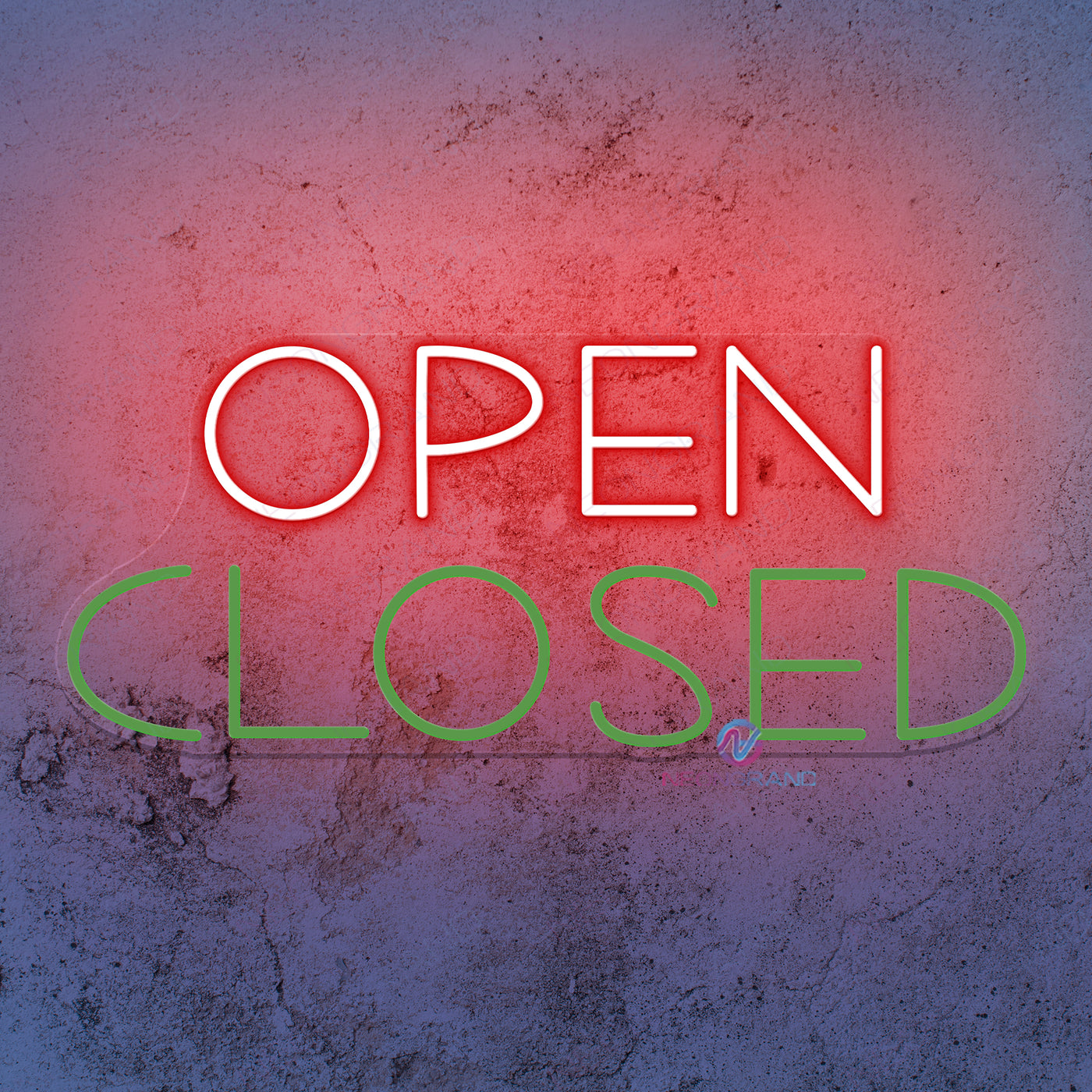 Classic Open/Closed Neon Sign Storefont LED Light