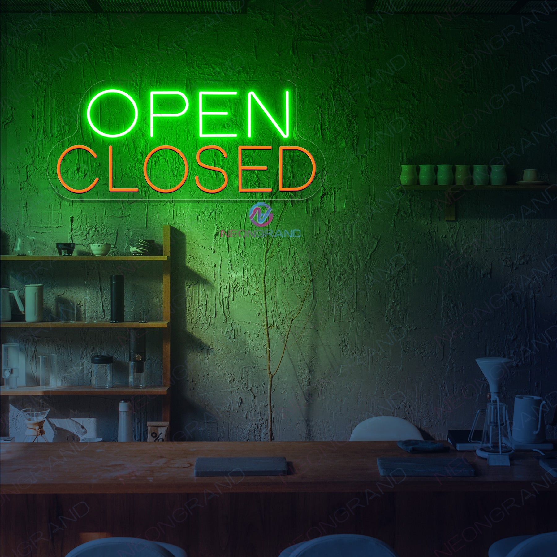 Open Closed Neon Sign Storefront Led Light - NeonGrand