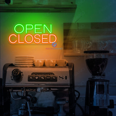 Open Closed Neon Sign Storefront Led Light