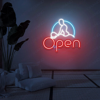 Open Massage Neon Sign Led Light