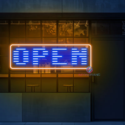 Open Neon Sign Retro Open Storefront Led Light