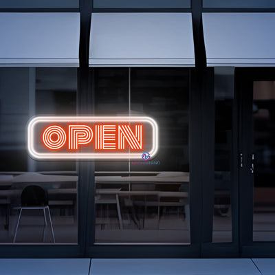 Neon Open Sign Retro Neon Storefront LED Light