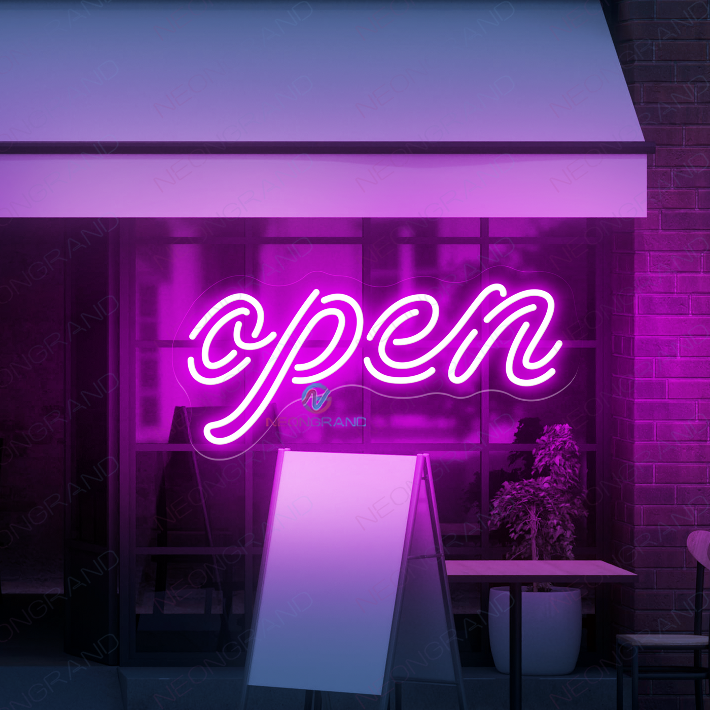 Open Neon Sign Aesthetic Open Storefront Led Light