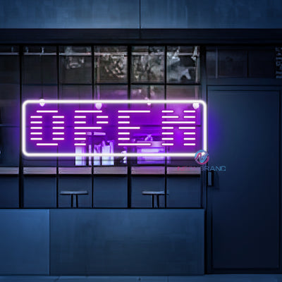 Open Neon Sign Retro Open Storefront Led Light