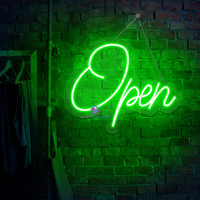 Open Led Sign Aesthetic Neon Light