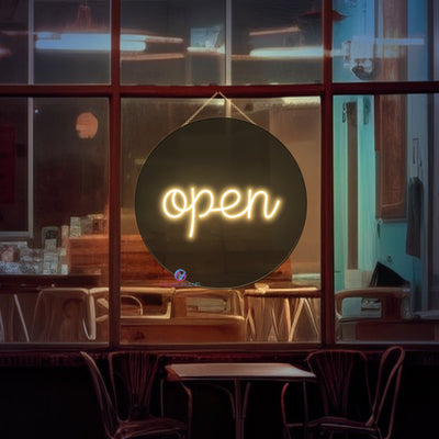 Neon Open Sign Vintage Storefront Led Light