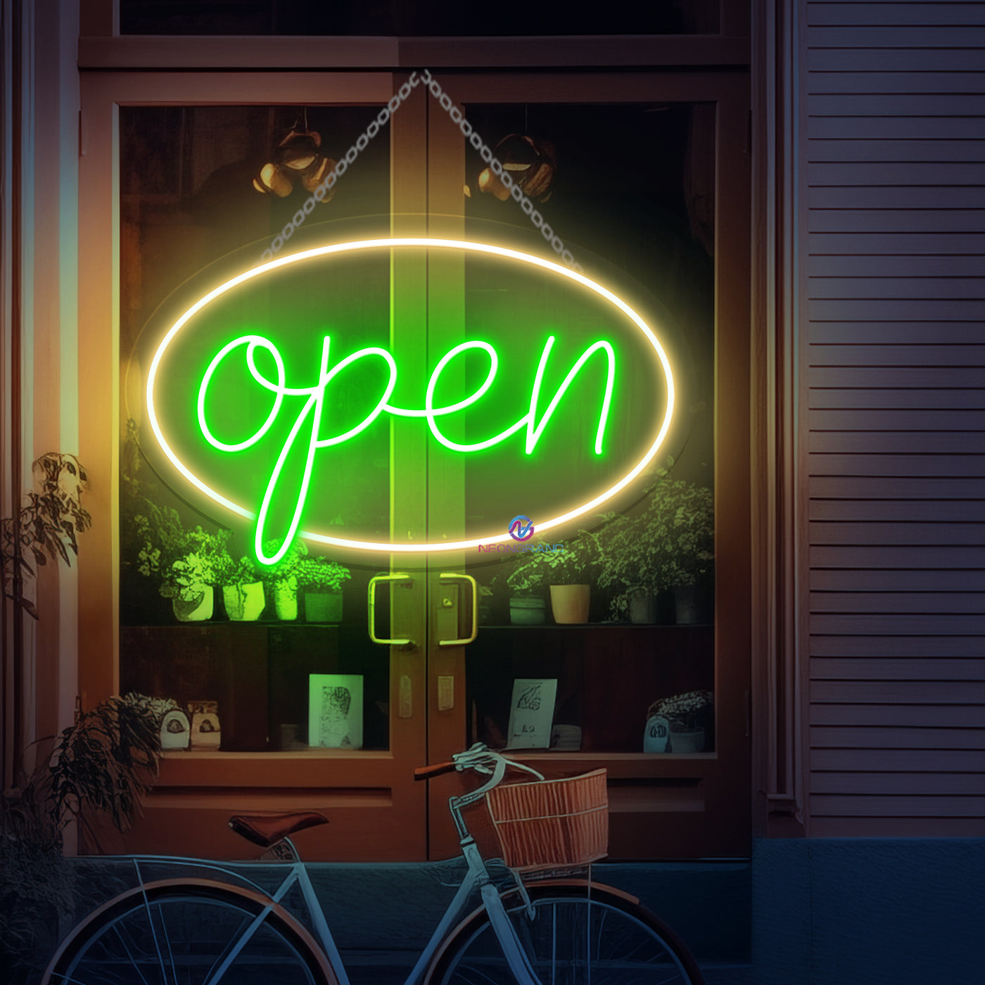 Aesthetic Neon Open Sign Storefront Led Light