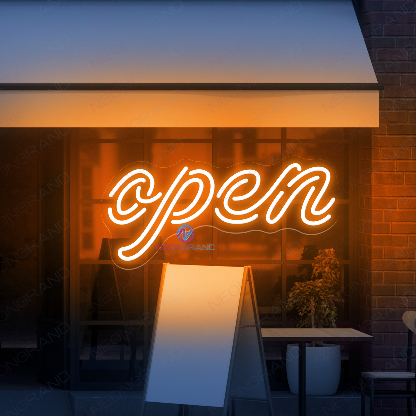 Open Neon Sign Aesthetic Open Storefront Led Light