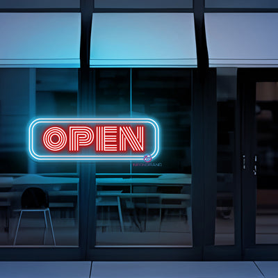 Neon Open Sign Retro Neon Storefront LED Light