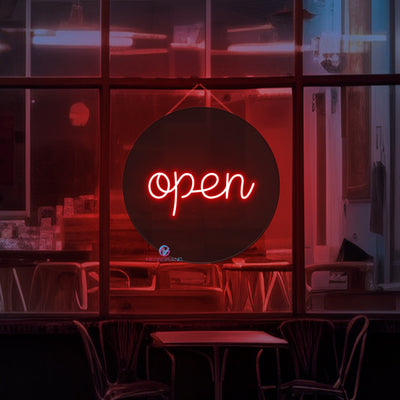 Neon Open Sign Vintage Storefront Led Light