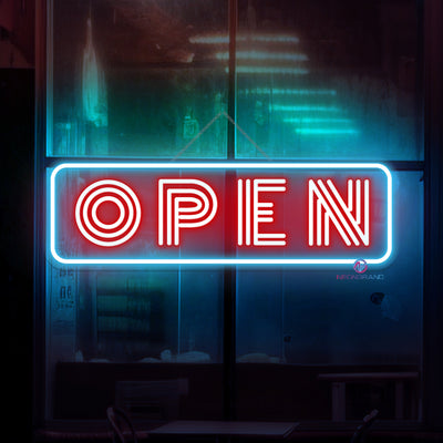 Open Neon Sign Retro Open Led Light