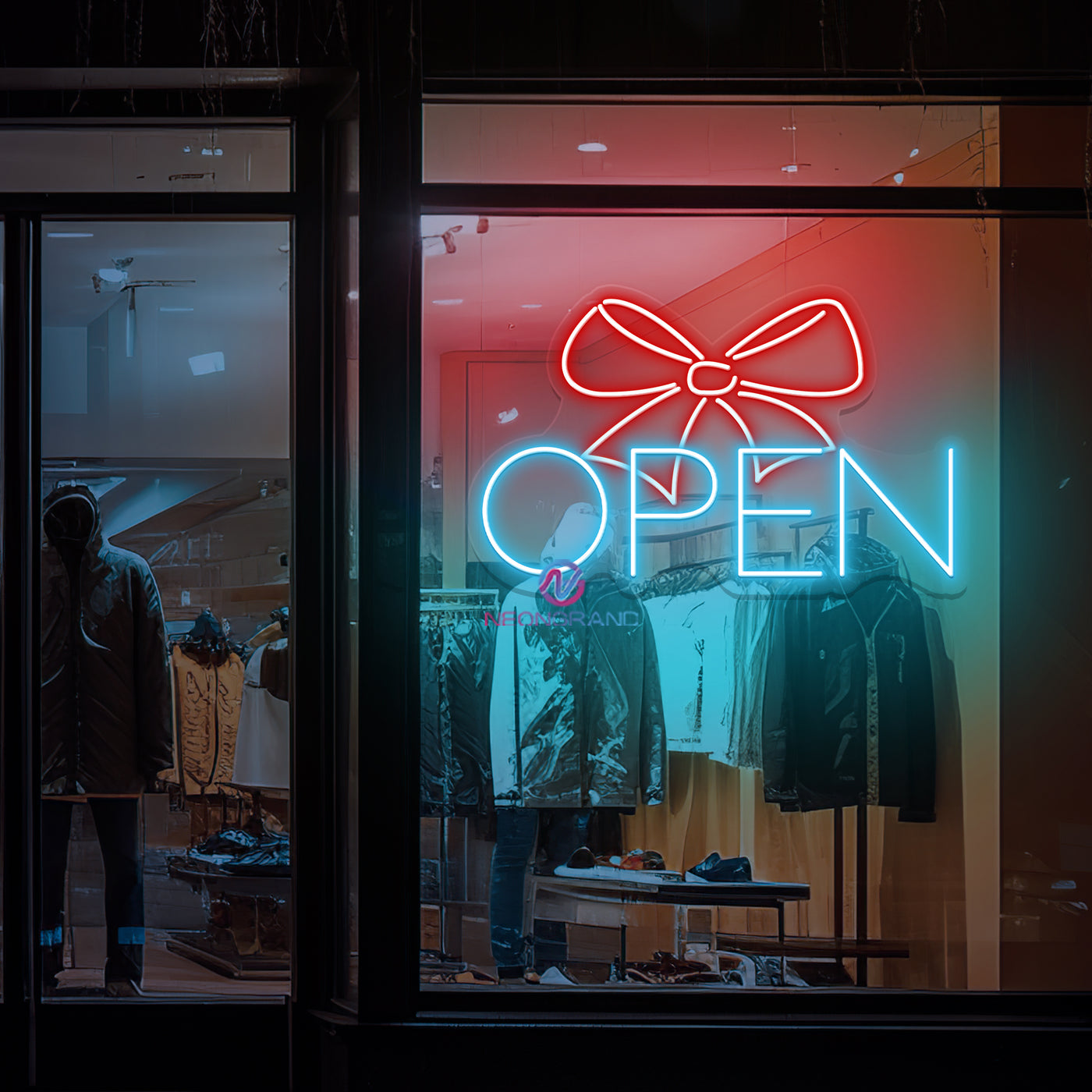 Neon Open Sign LED Light For Storefront