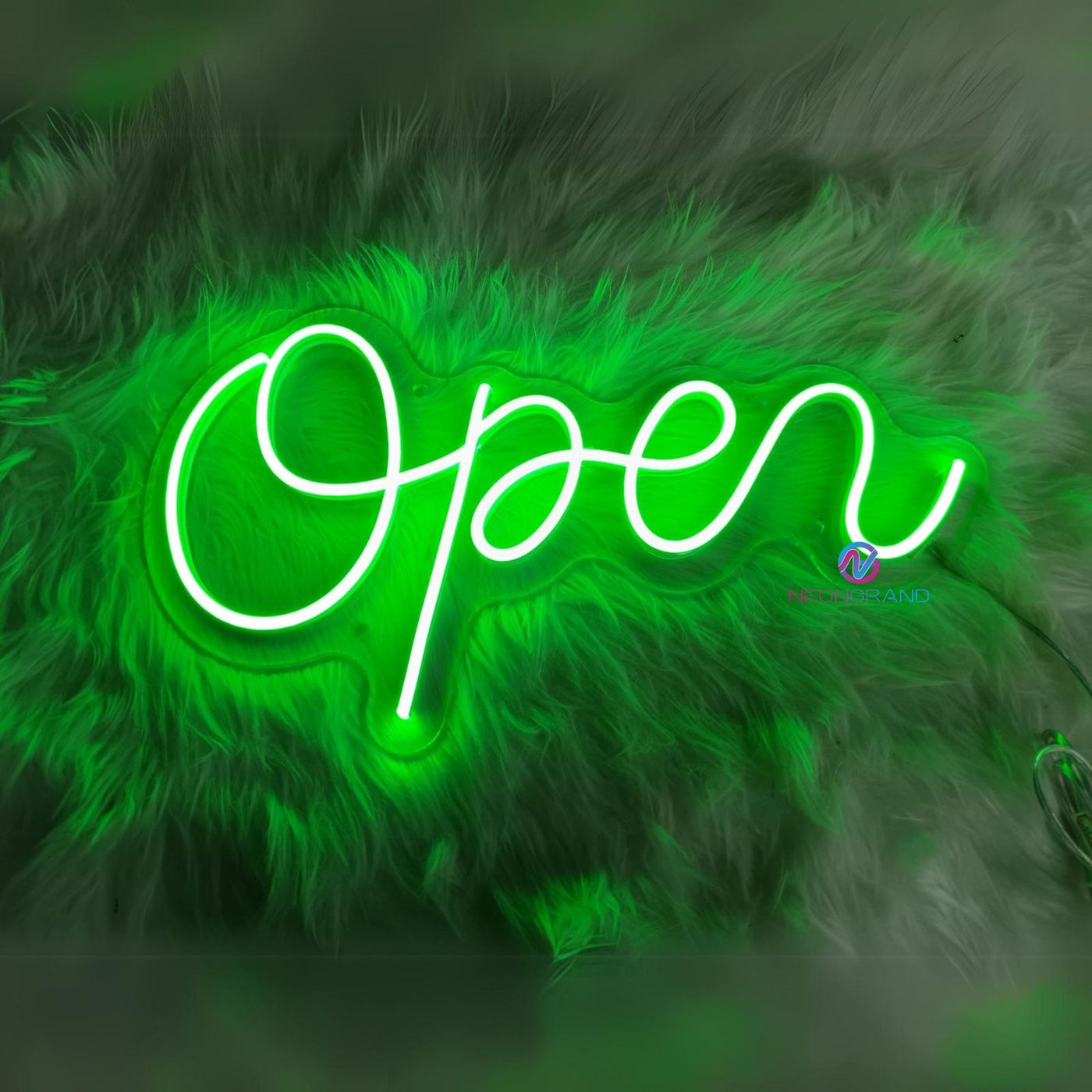 Open Neon Sign Vintage Storefront Led Light