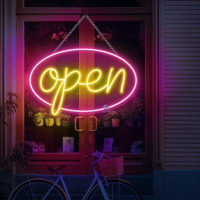 Aesthetic Neon Open Sign Storefront Led Light