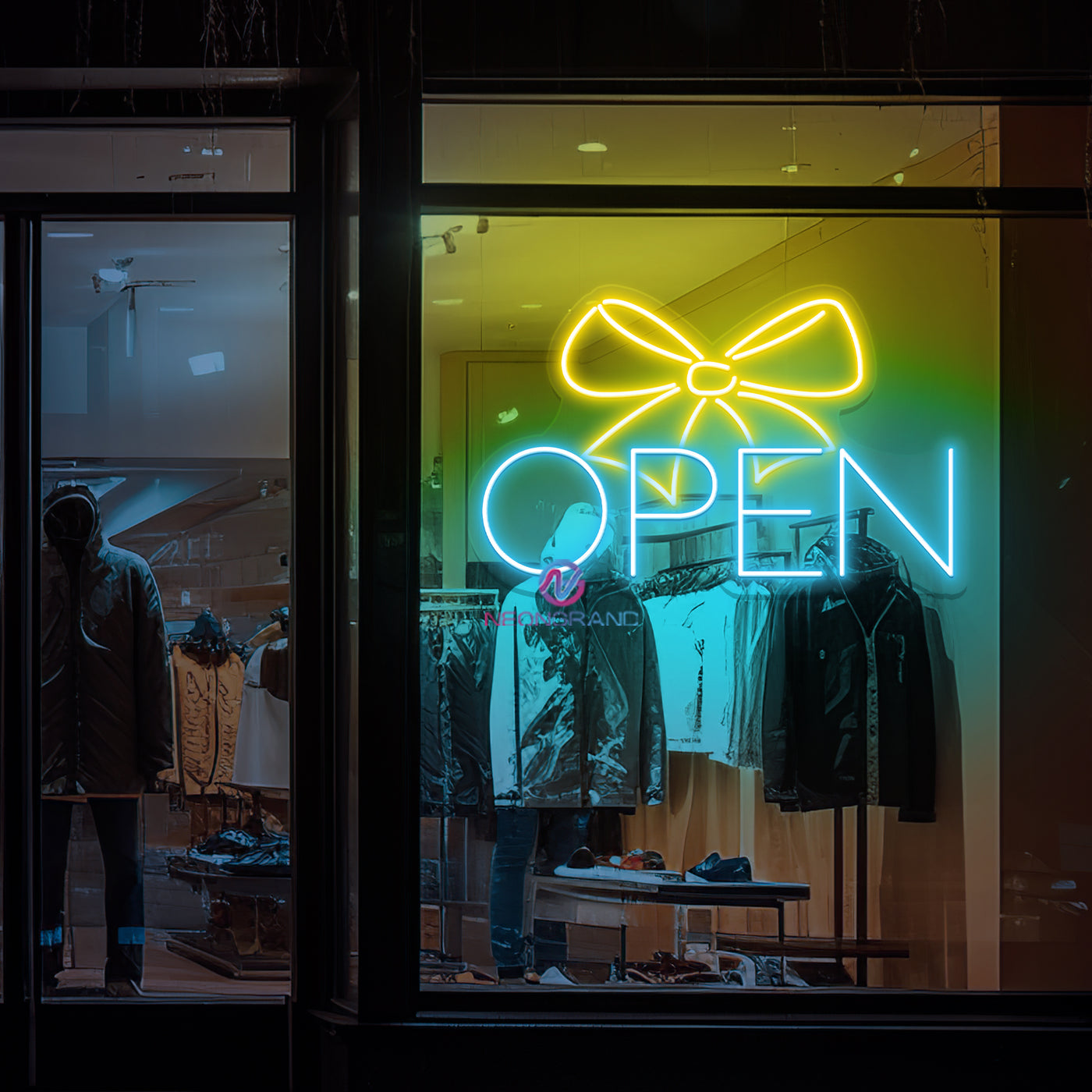 Neon Open Sign LED Light For Storefront