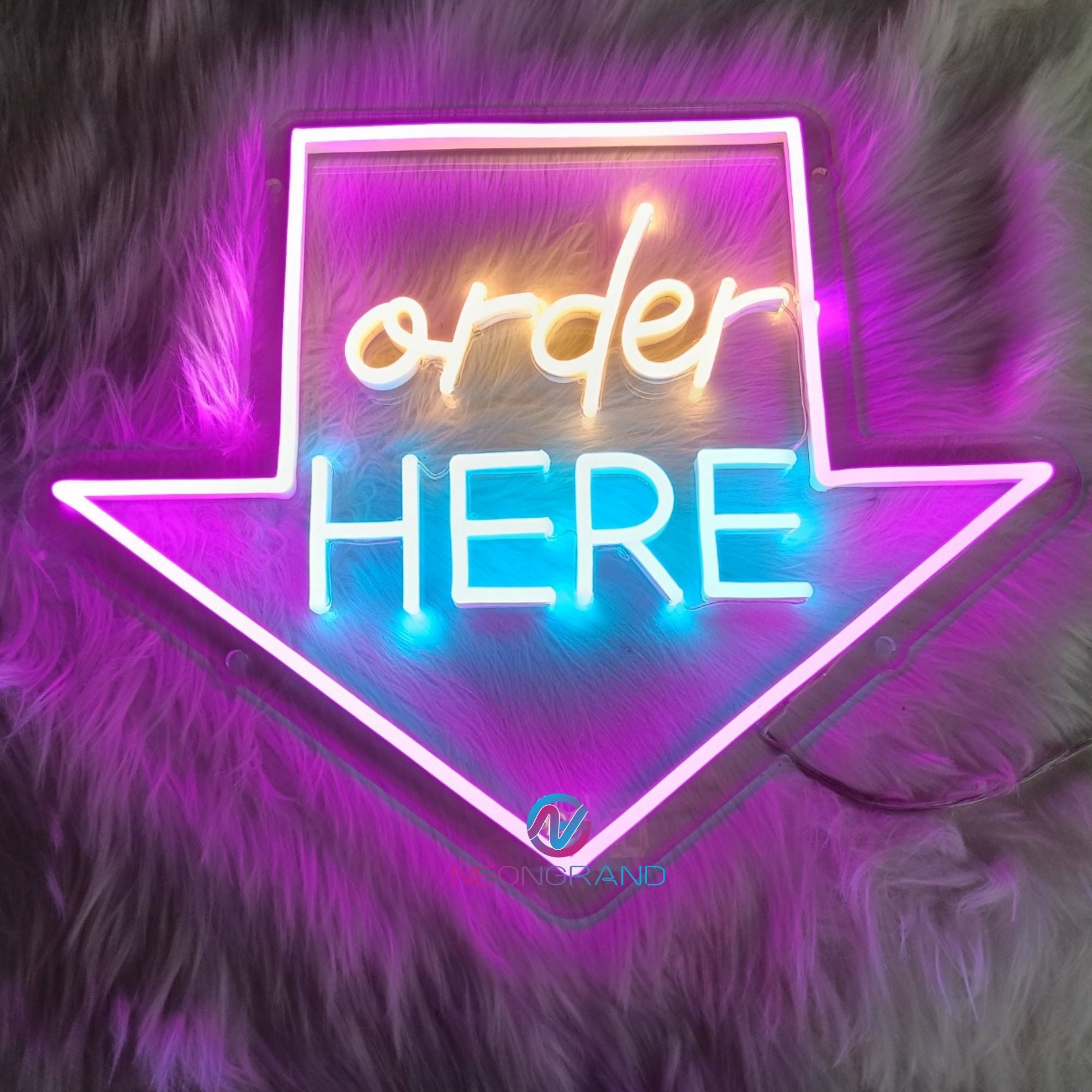 Order Here Neon Sign Pick Up Here Neon Sign Led Light