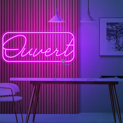 Ouvert Neon Sign Open Led Light