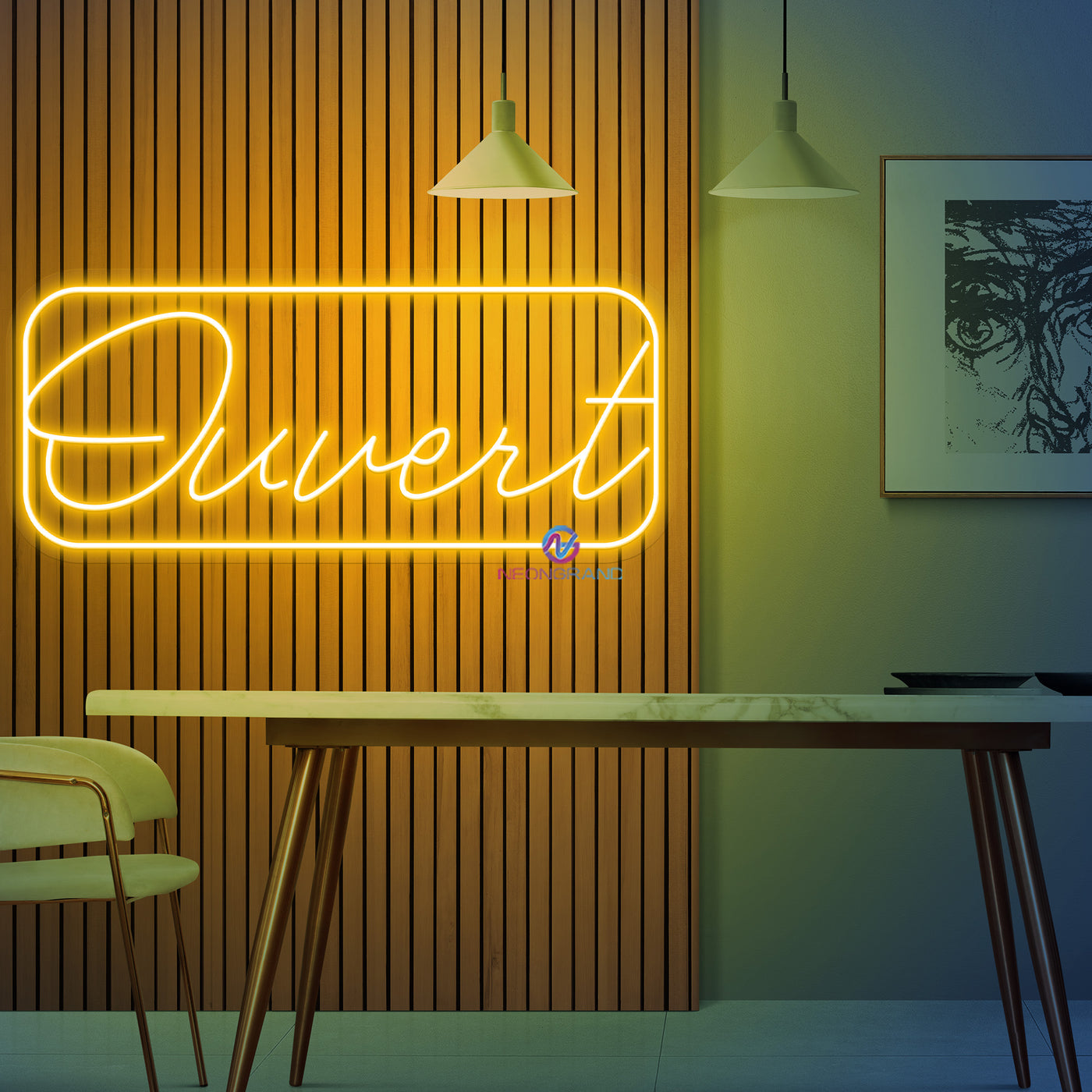 Ouvert Neon Sign Open Led Light