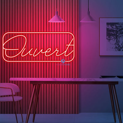 Ouvert Neon Sign Open Led Light