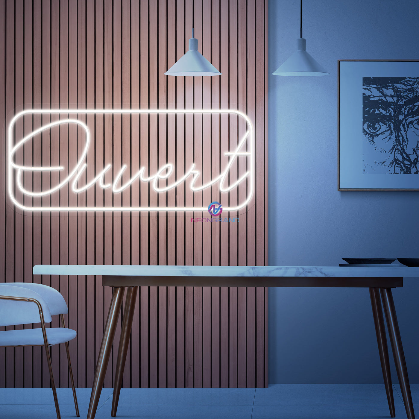 Ouvert Neon Sign Open Led Light