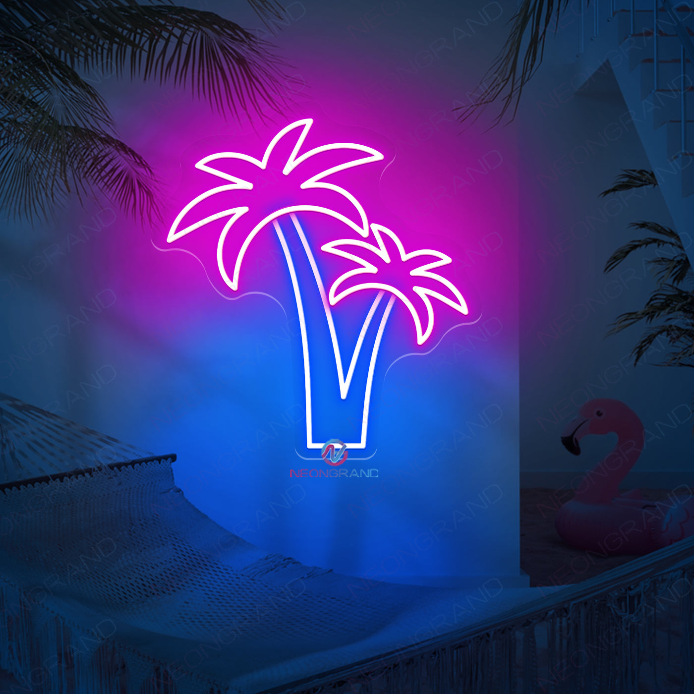 Palm Tree Neon Sign Cool Led Light