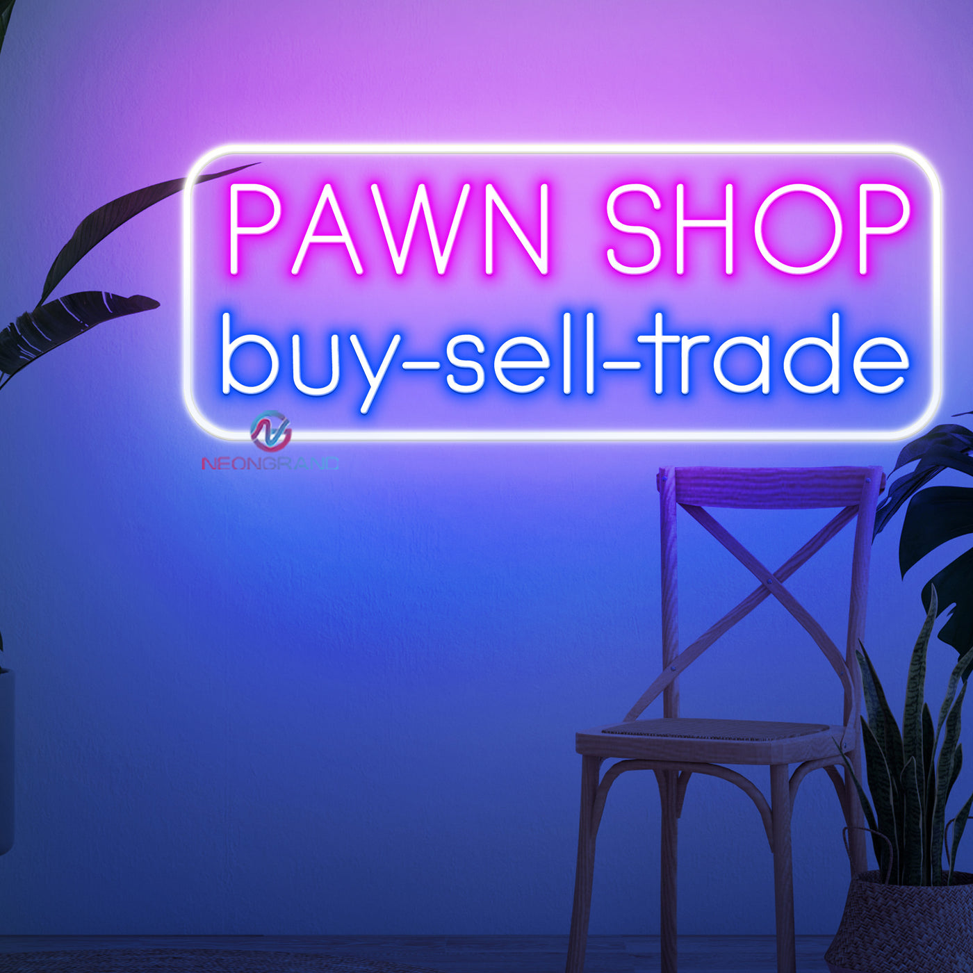 Pawn Shop Neon Sign Open Led Light