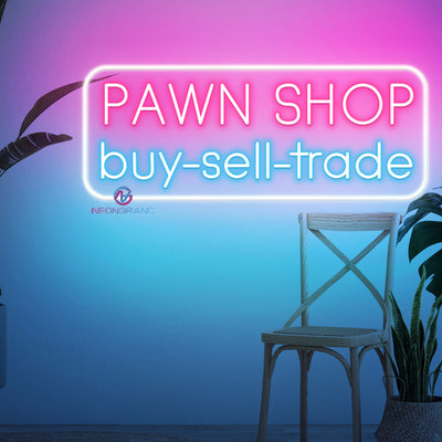 Pawn Shop Neon Sign Open Led Light