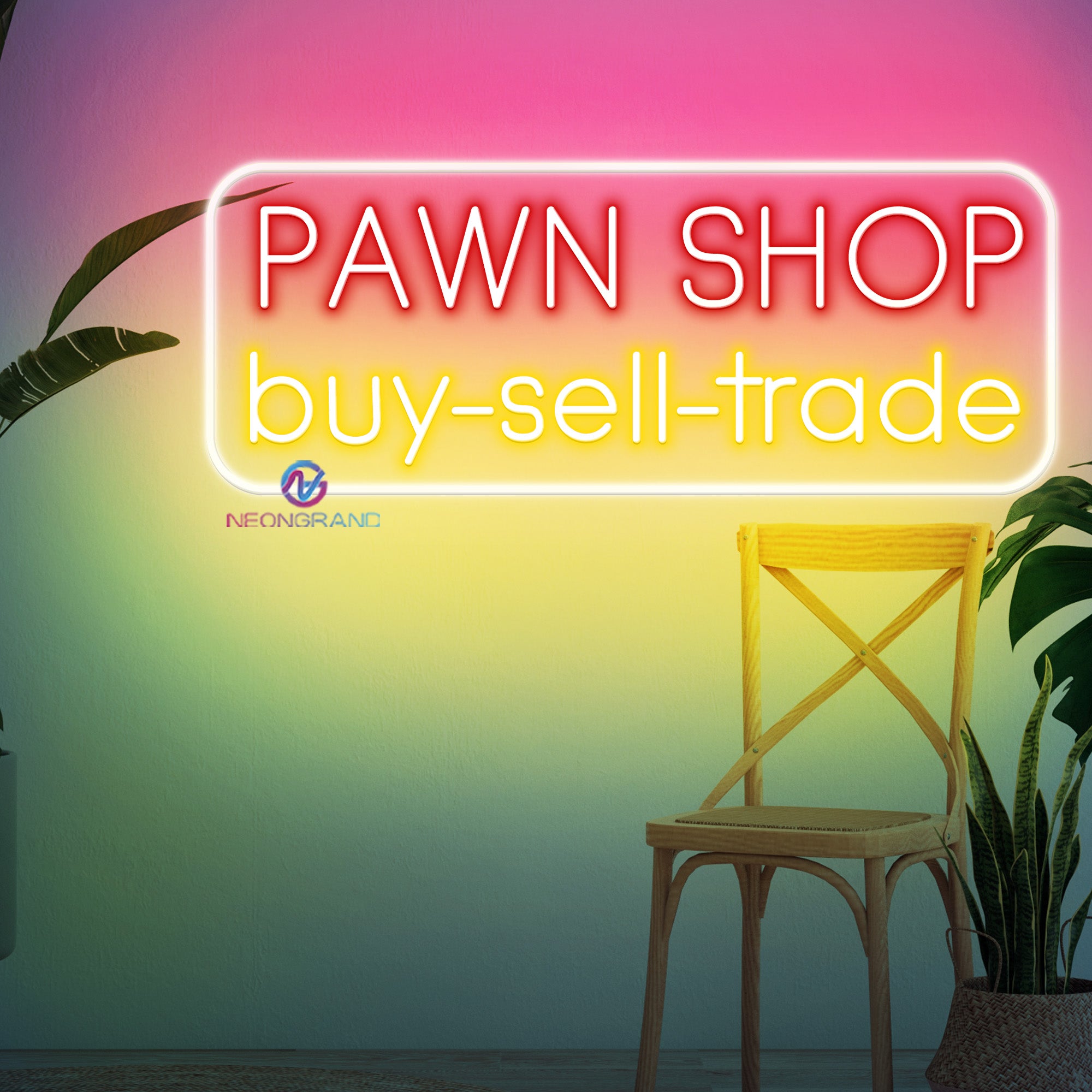 Pawn Shop Neon Sign Open Led Light