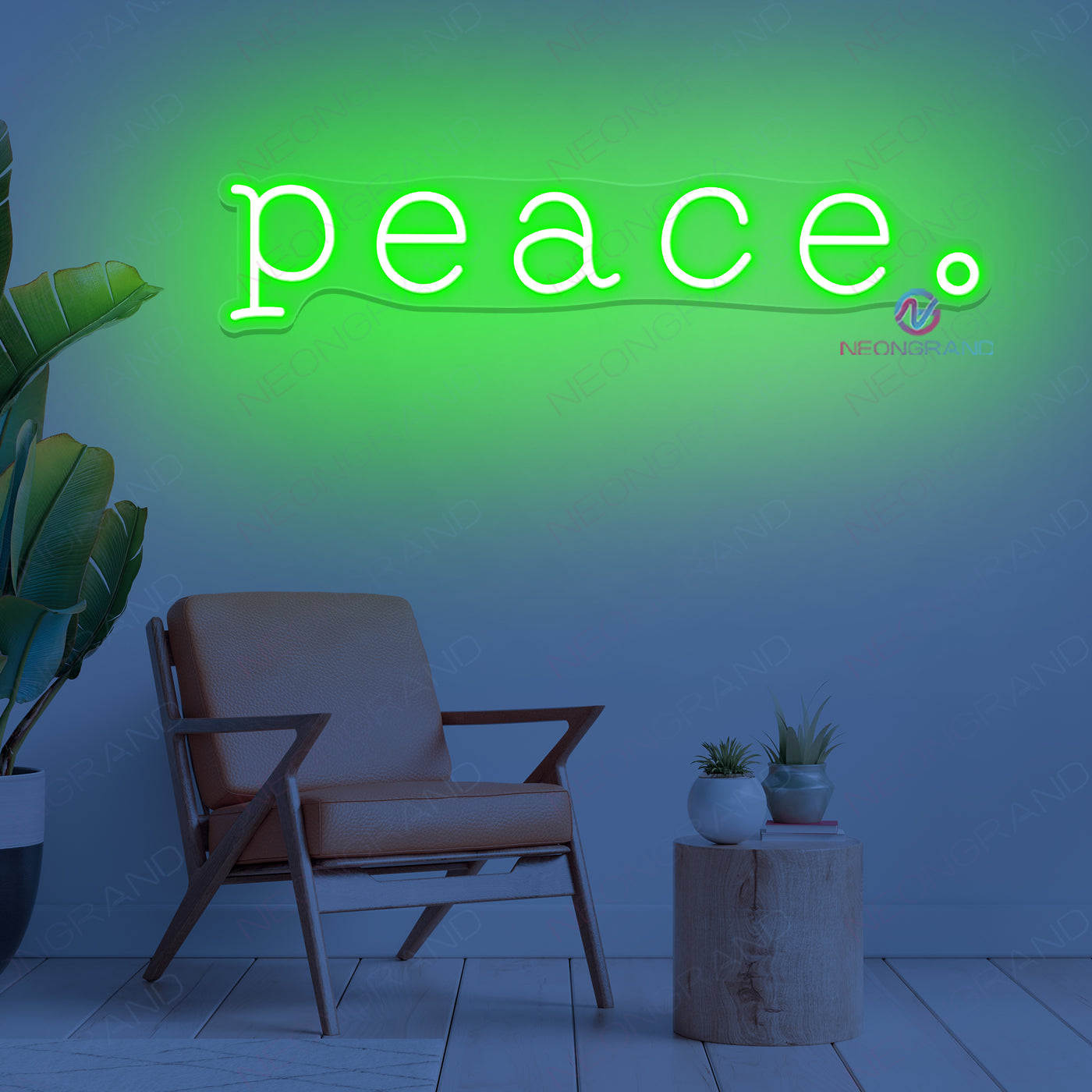 Peace Neon Sign Word Led Light