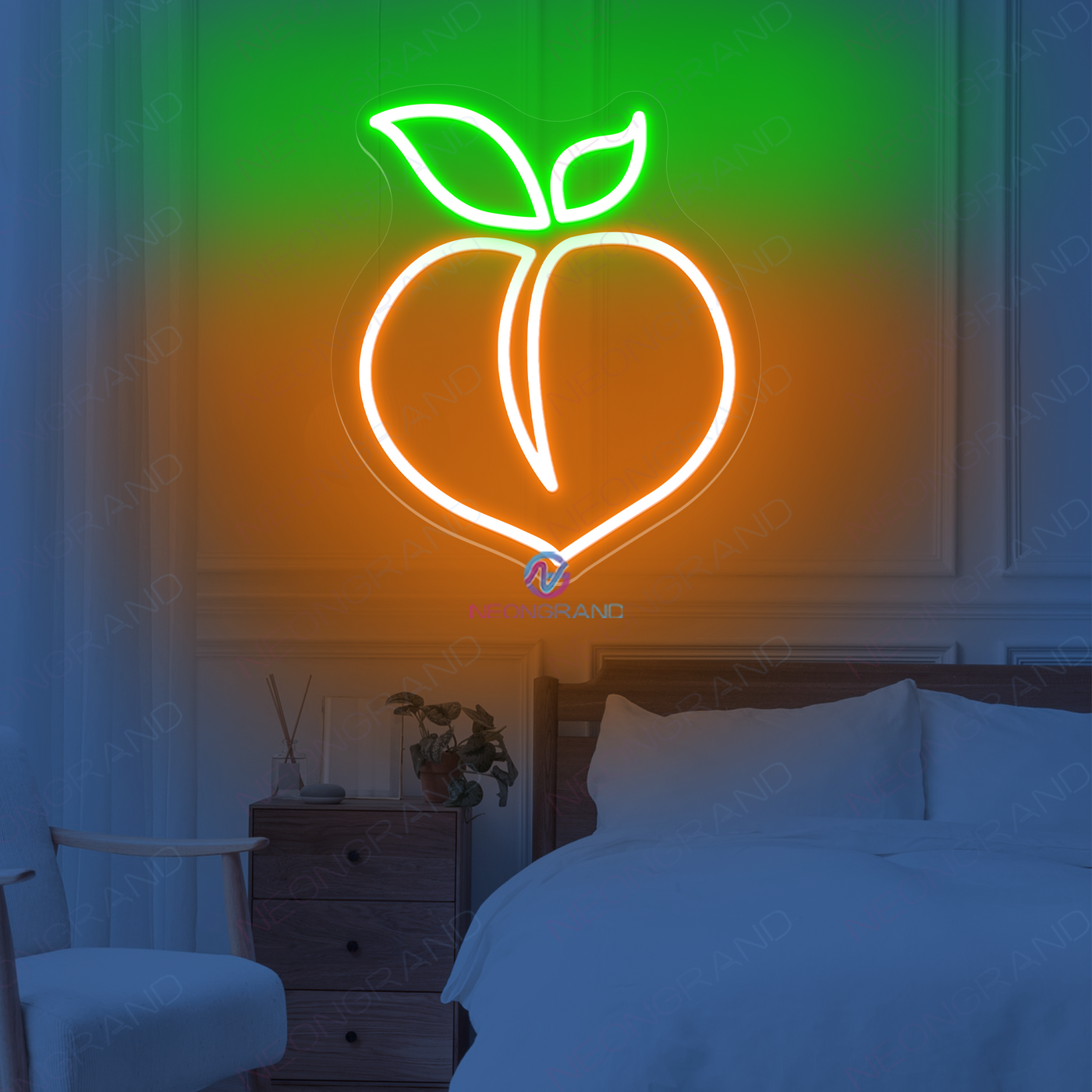 Peach Neon Sign Cool Led Light For Room