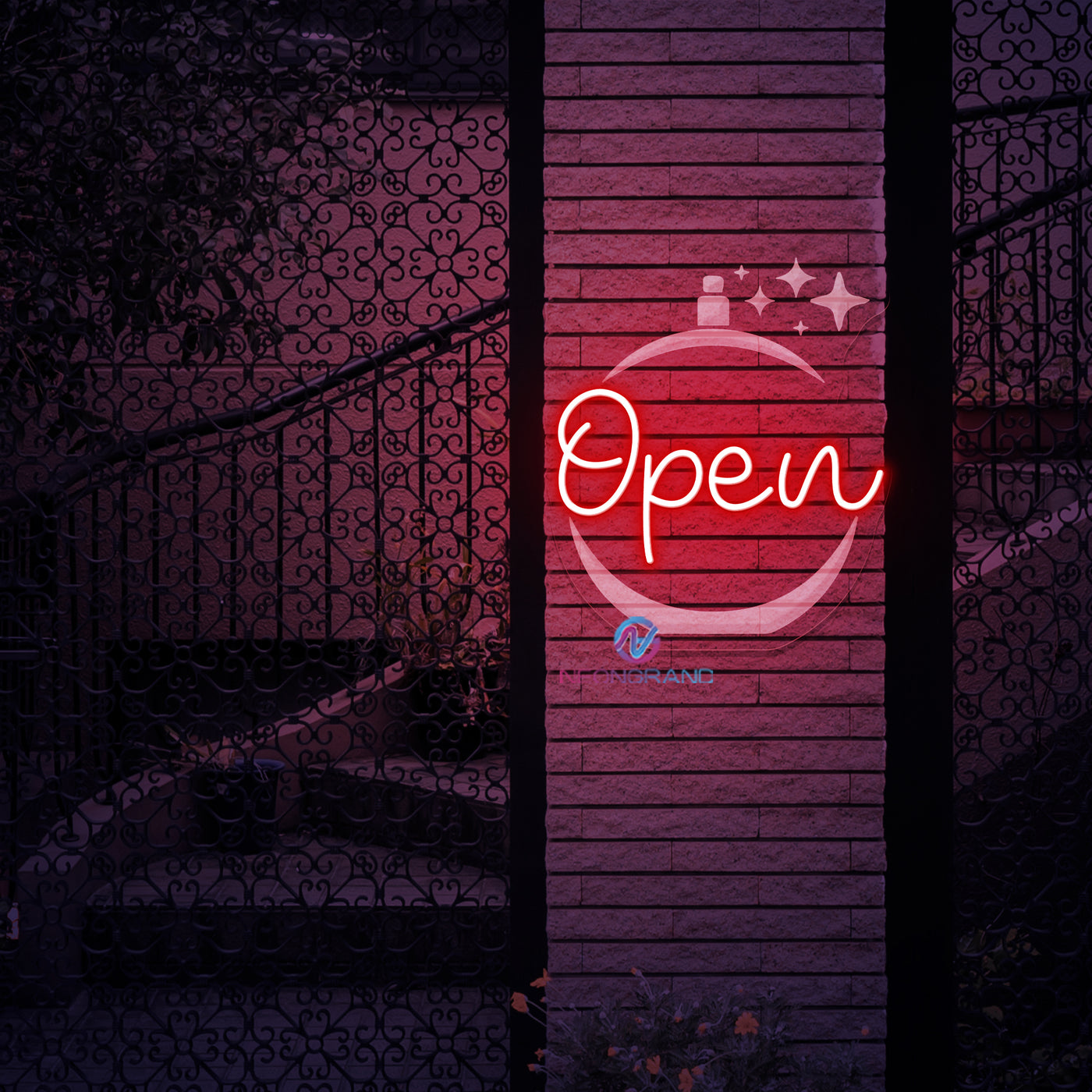 Perfume Open Neon Sign Storefront LED Light
