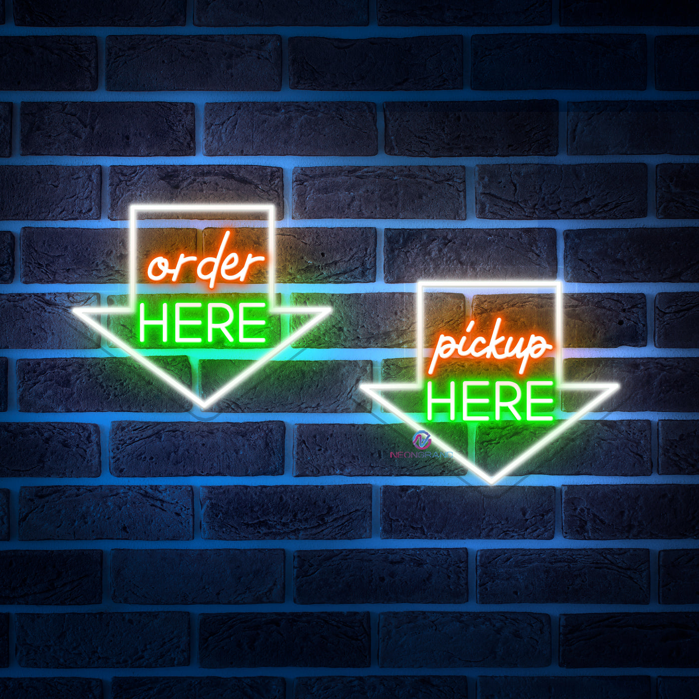 Order Here Neon Sign Pick Up Here Neon Sign Led Light