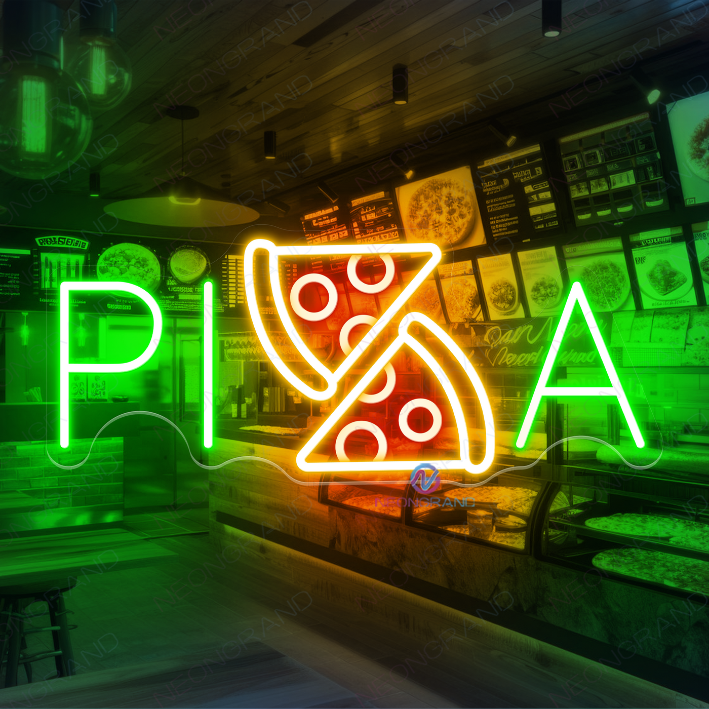 Pizza Neon Sign Restaurant Led Light