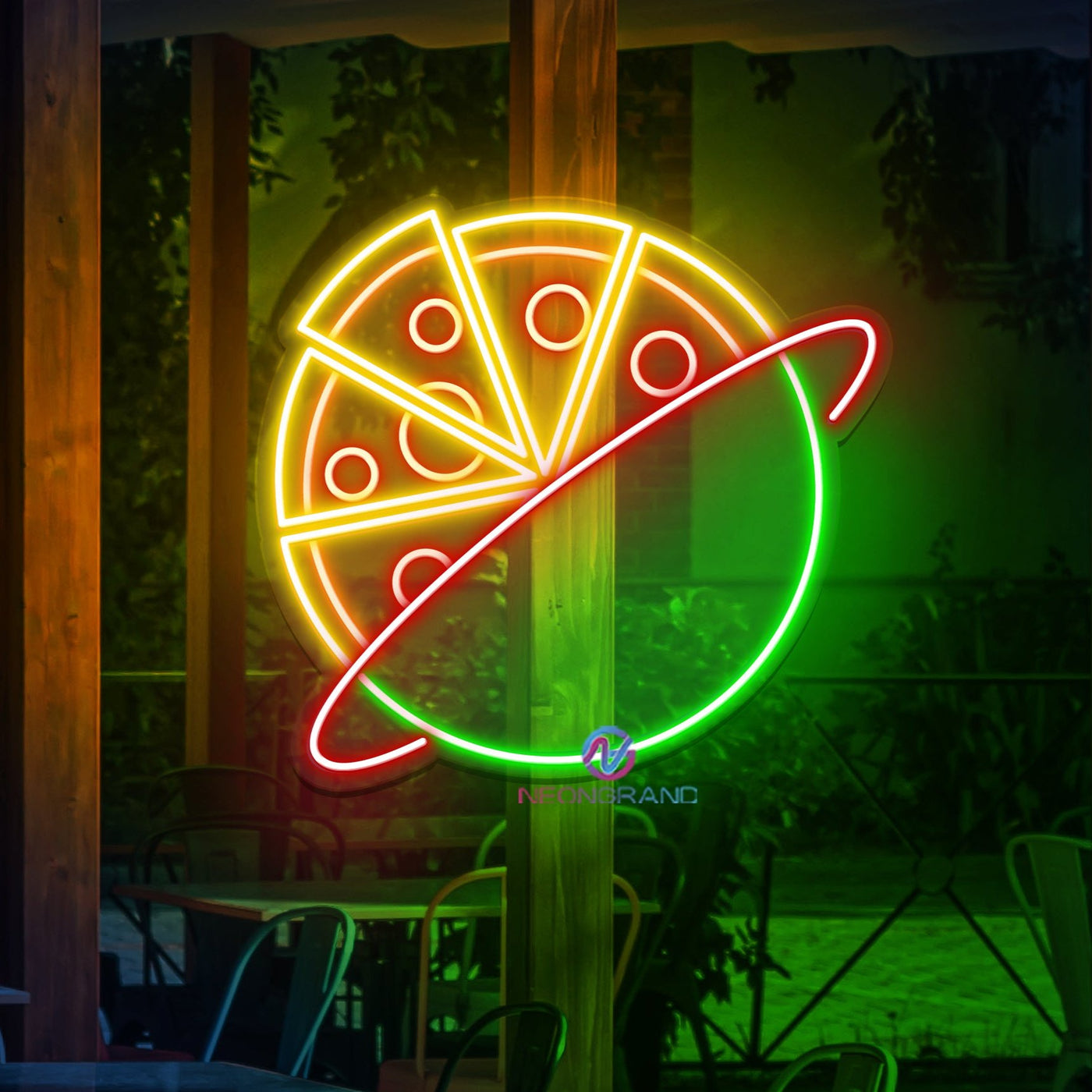 Pizza Planet Neon Sign Restaurant Led Light