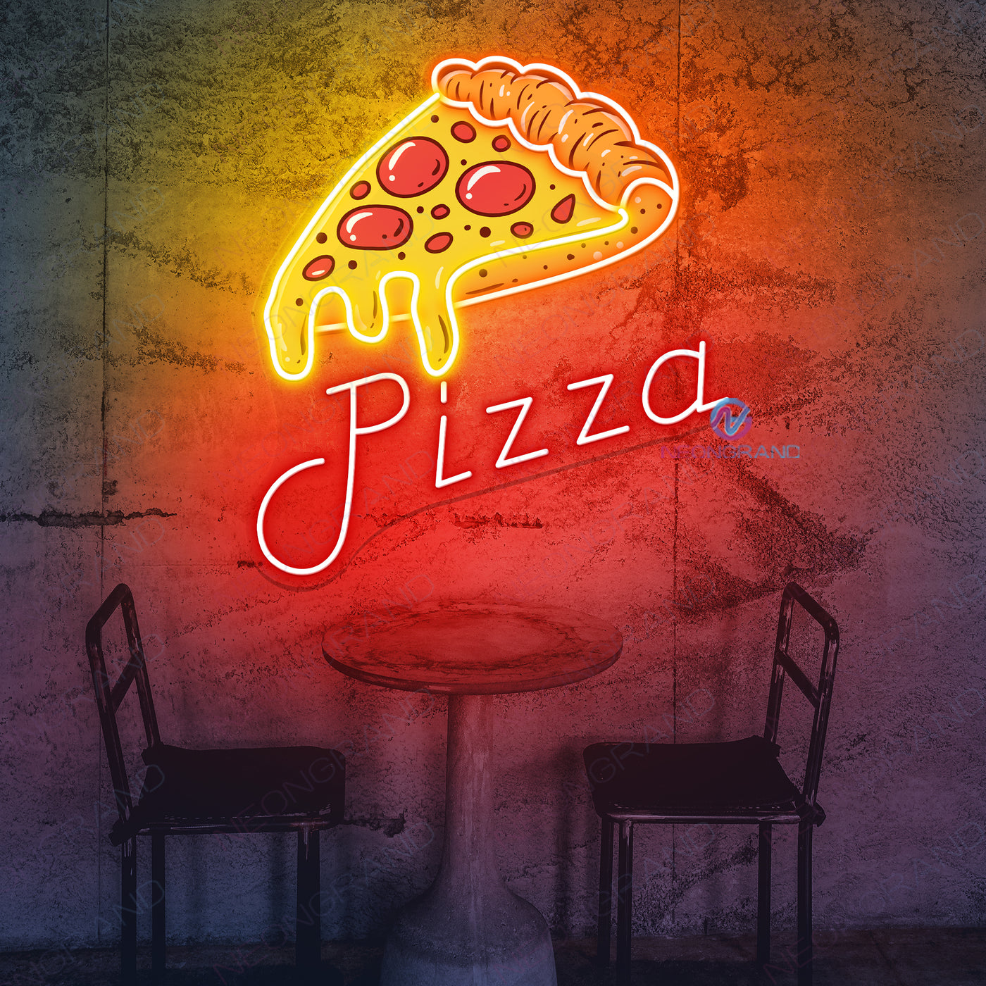 Neon Pizza Sign Kitchen Led Light