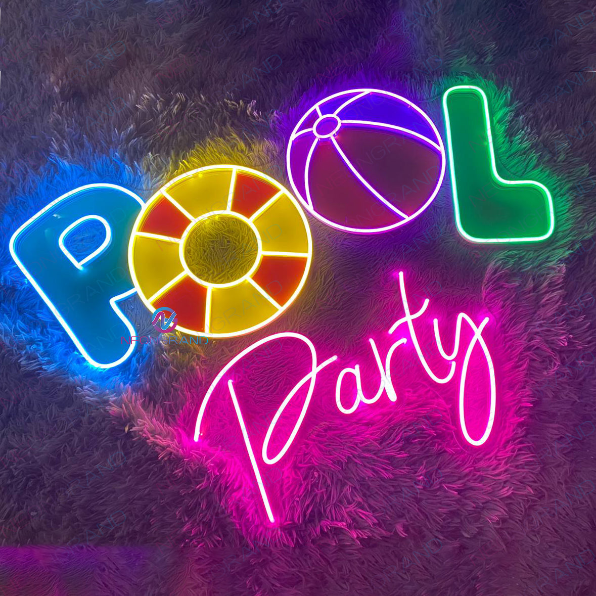 Pool Party Neon Sign Led Light - NeonGrand