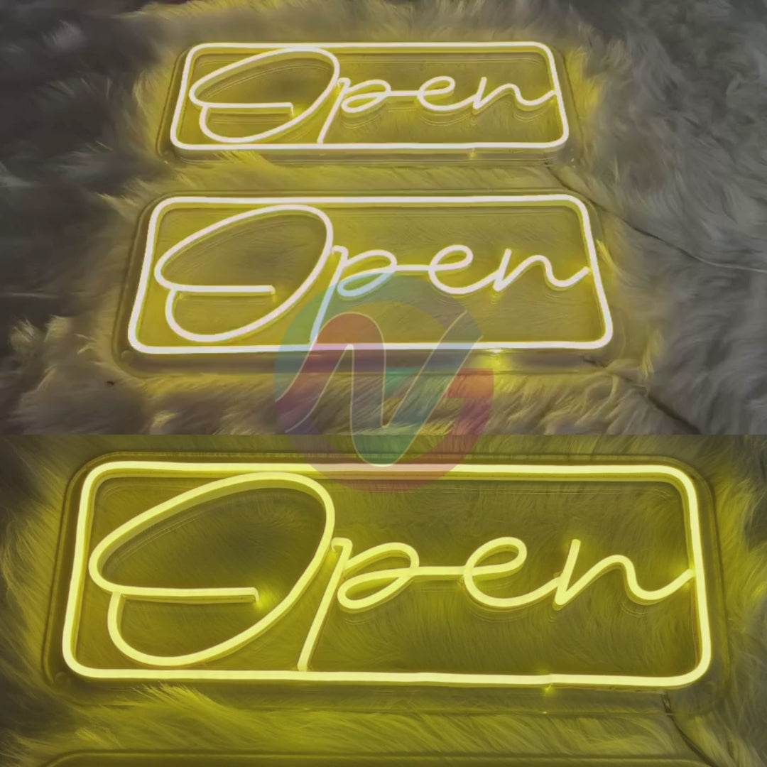 Outdoor Open Sign Waterproof Neon Signs Led Light