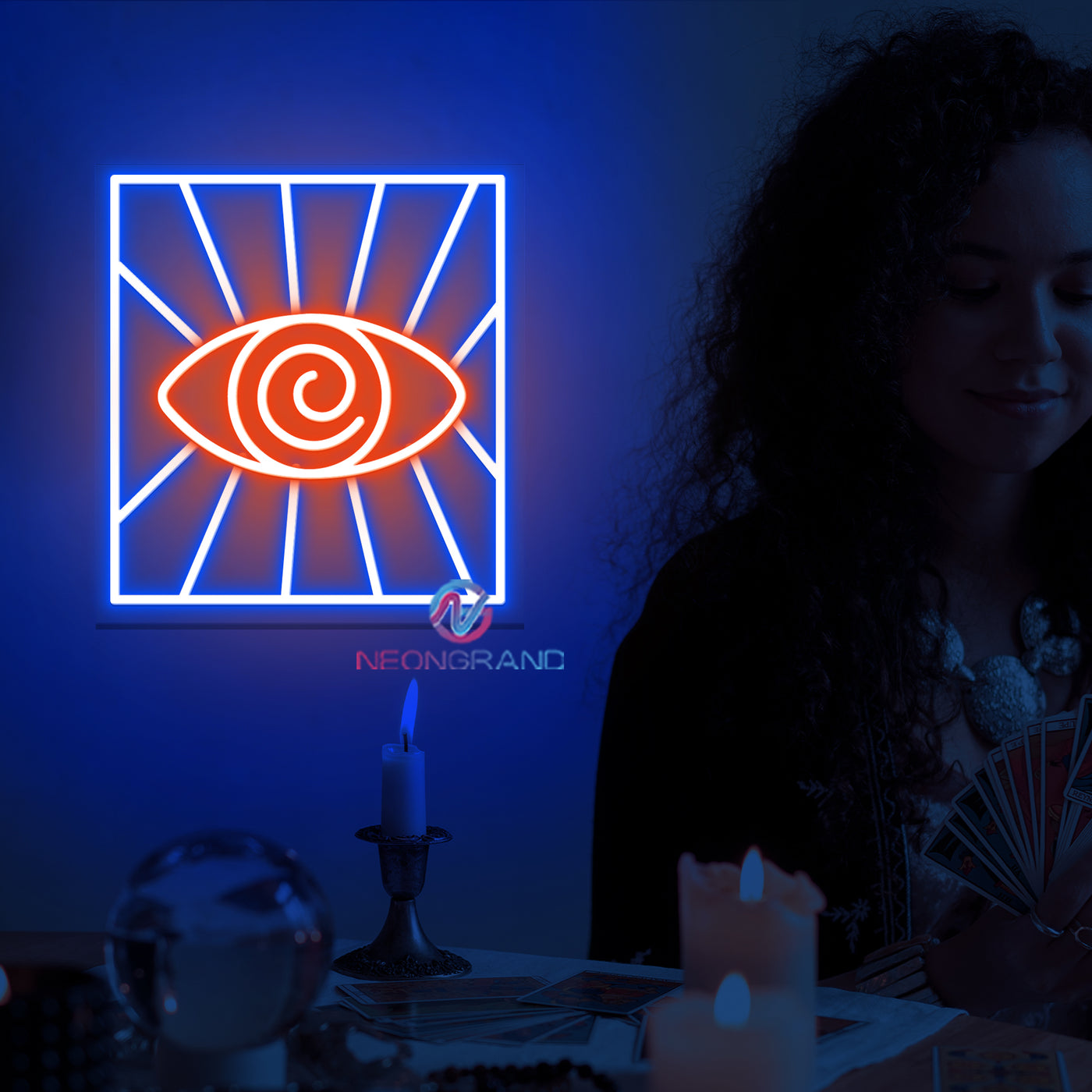 Psychic Neon Sign Eye Led Light