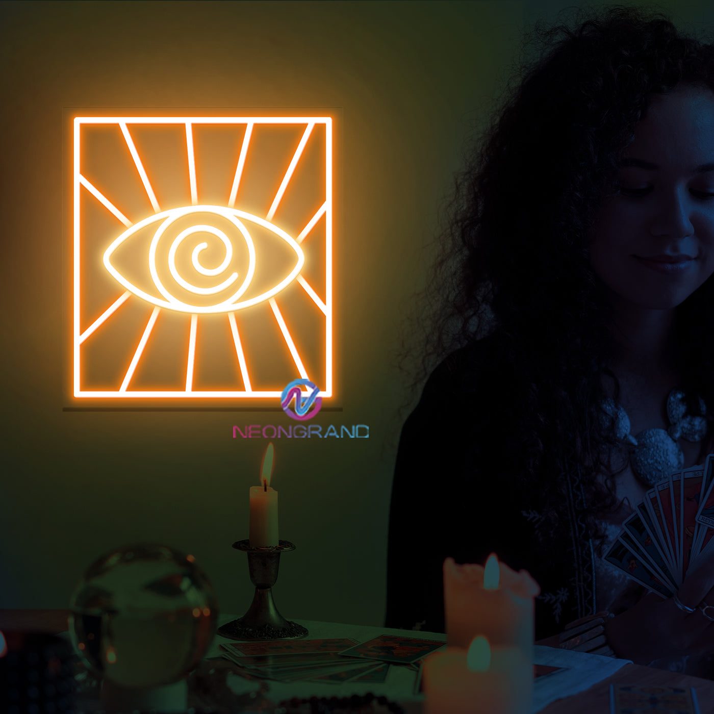 Psychic Neon Sign Eye Led Light