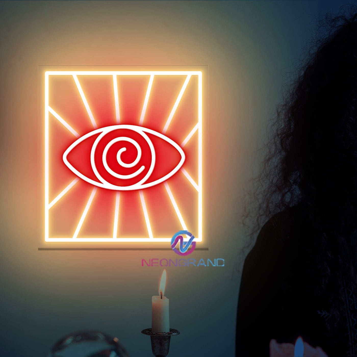 Psychic Neon Sign Eye Led Light