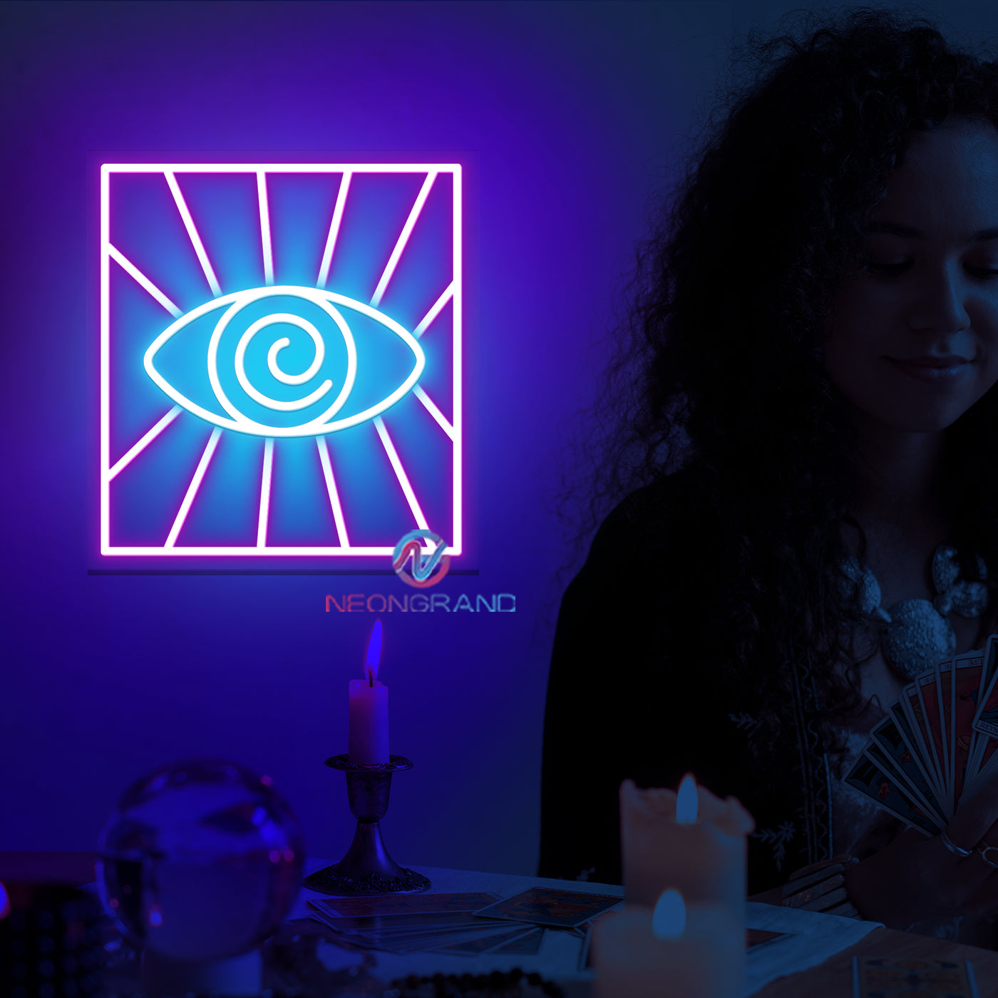 Psychic Neon Sign Eye Led Light