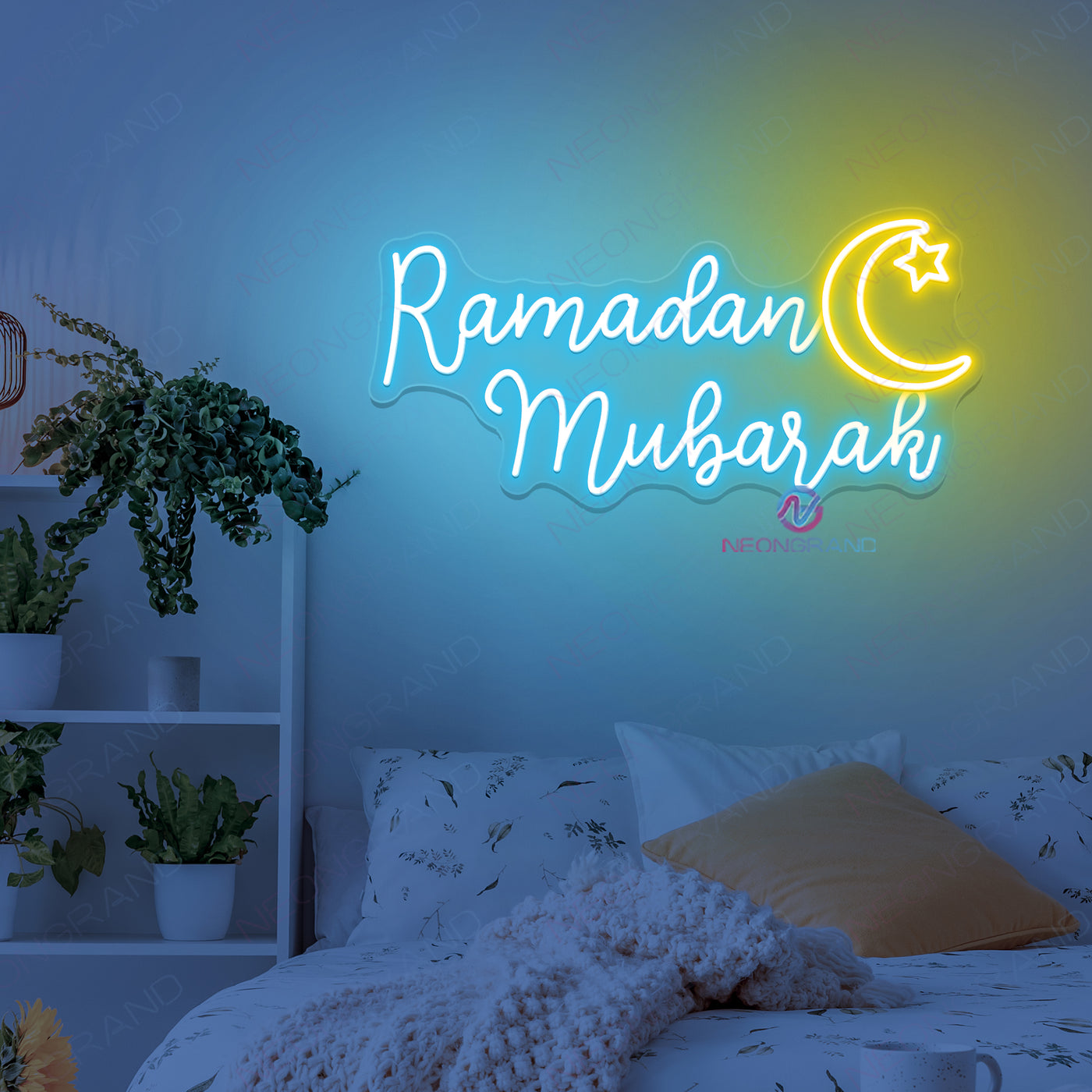 Ramadan Mubarak Neon Sign Led Light