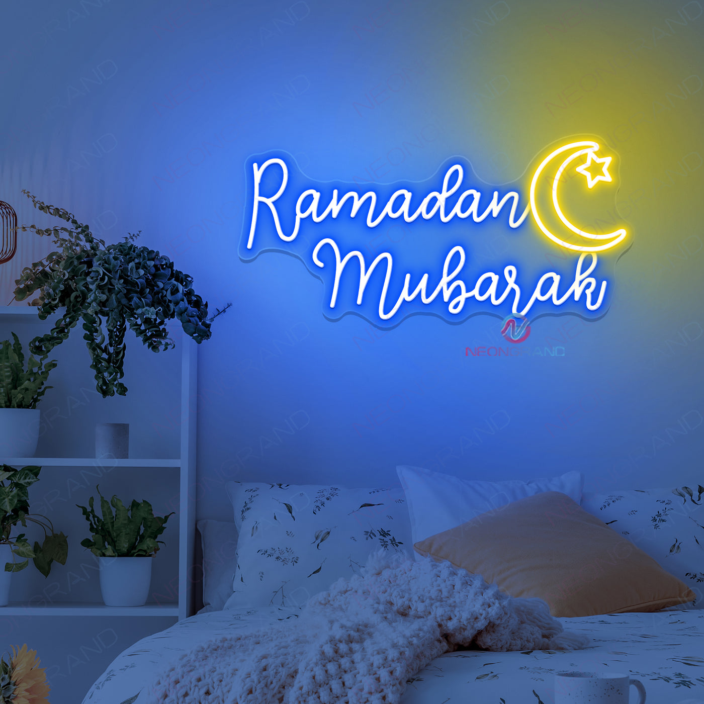 Ramadan Mubarak Neon Sign Led Light