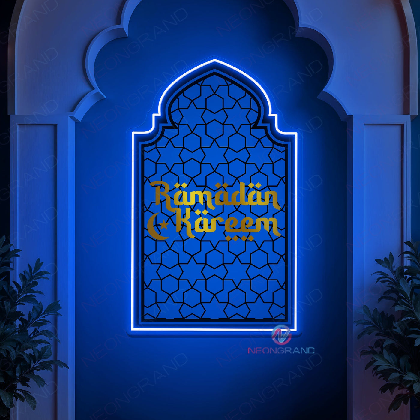 Ramadan Neon Sign Kareem Ramadan Mubarak LED Light