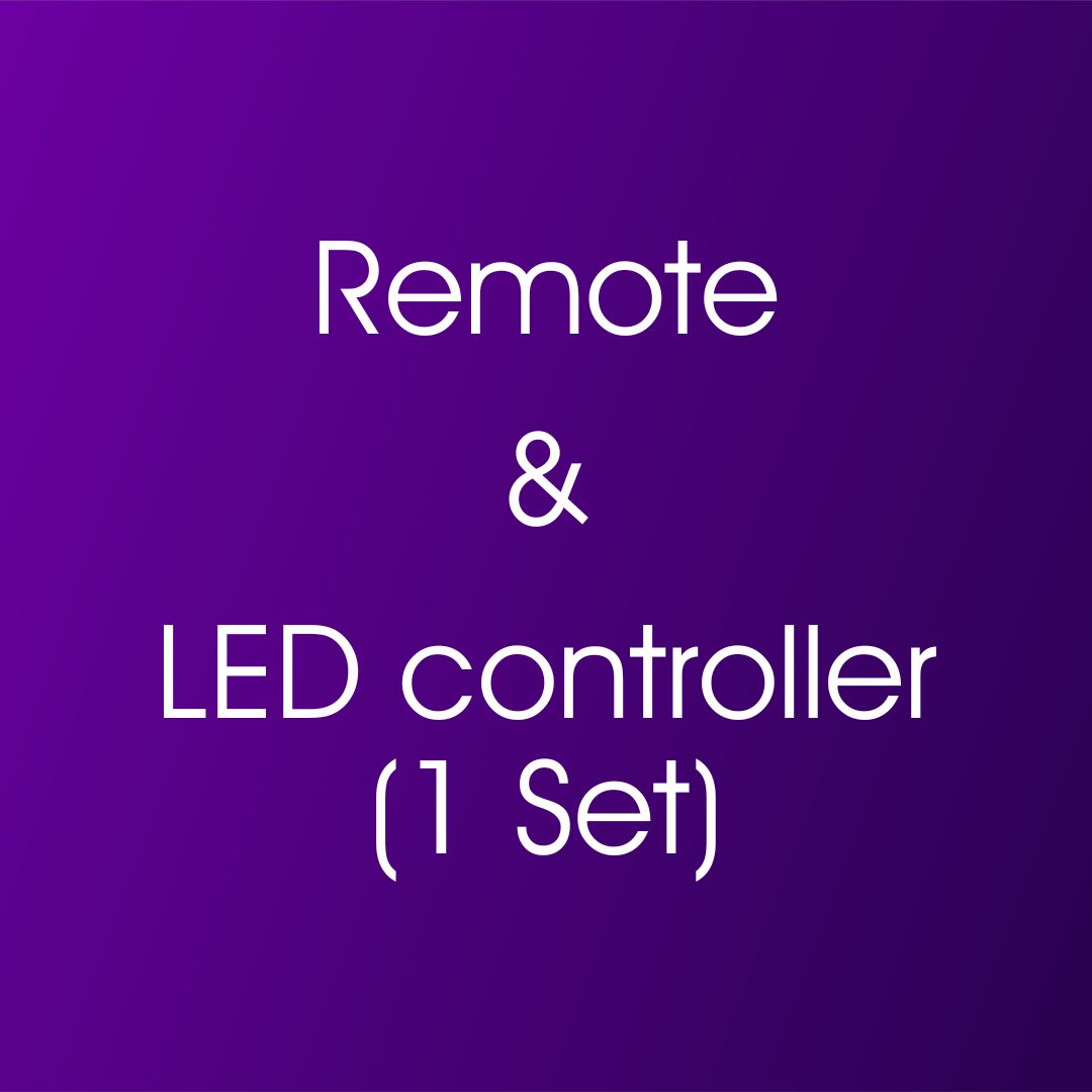 Remote & LED controller (1 Set)