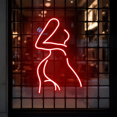 Sexy Girl Neon Sign Man Cave LED Light For Bar