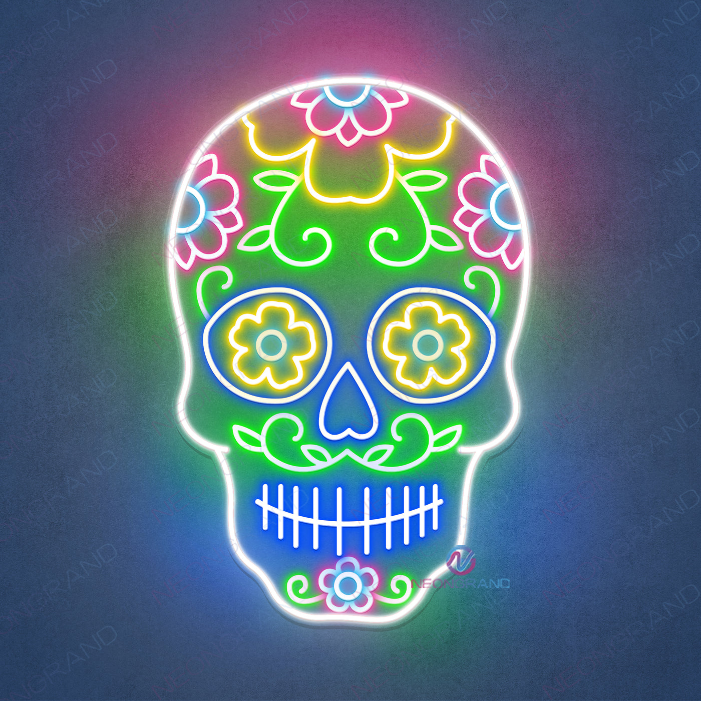 Skull Neon Sign Skeleton Led Light