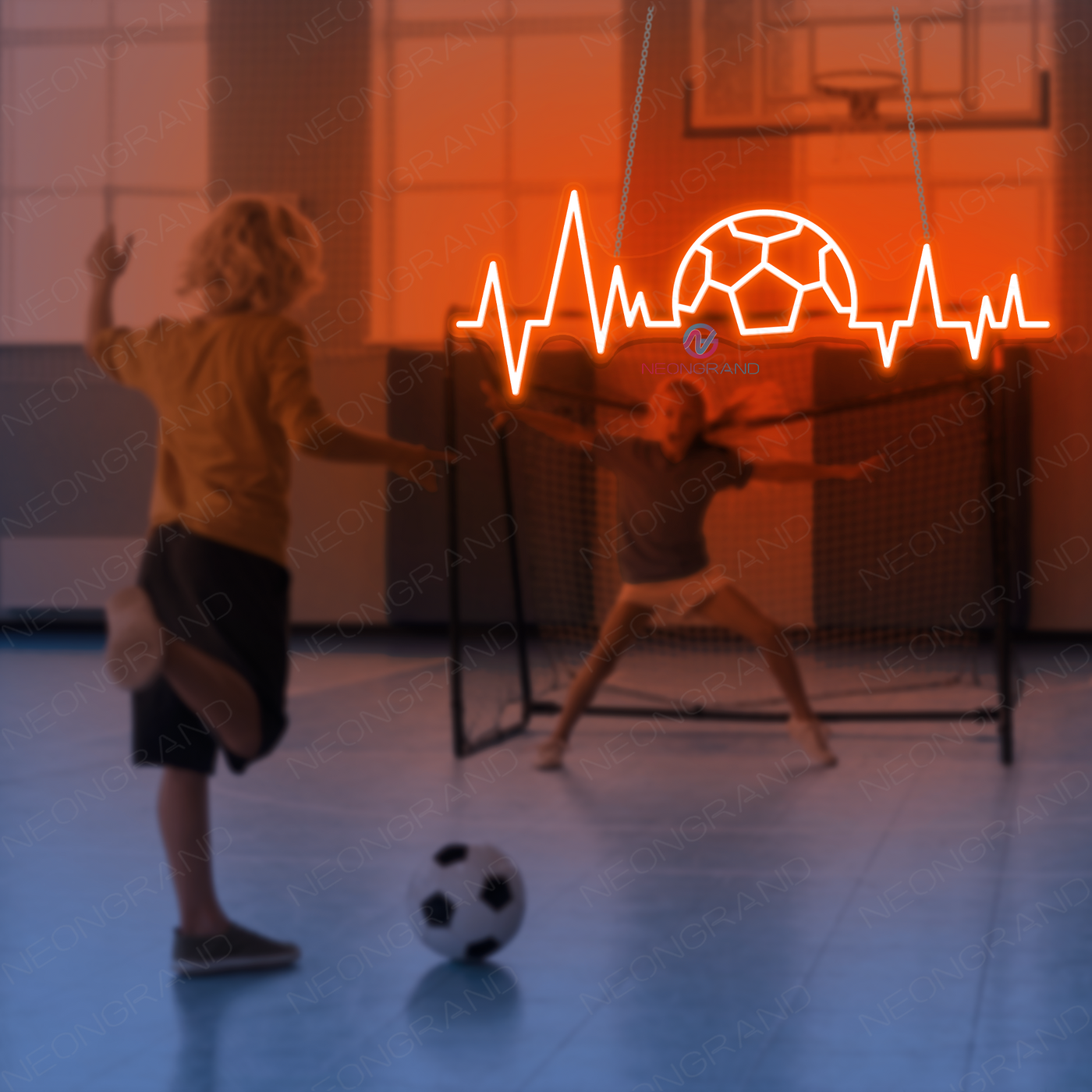 Soccer Neon Sign Gaming Room LED Light For Gamer